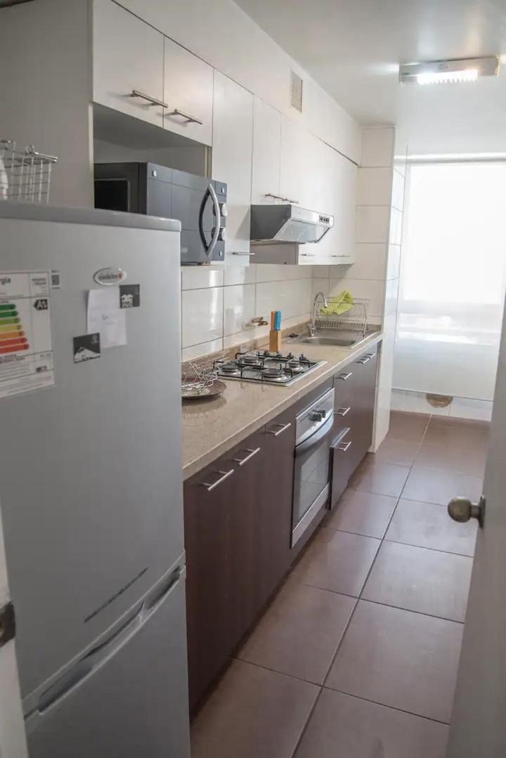 شقة Depto Barrio Bellavista Turismo Clinicas Aire Acondicionado سانتياغو المظهر الخارجي الصورة