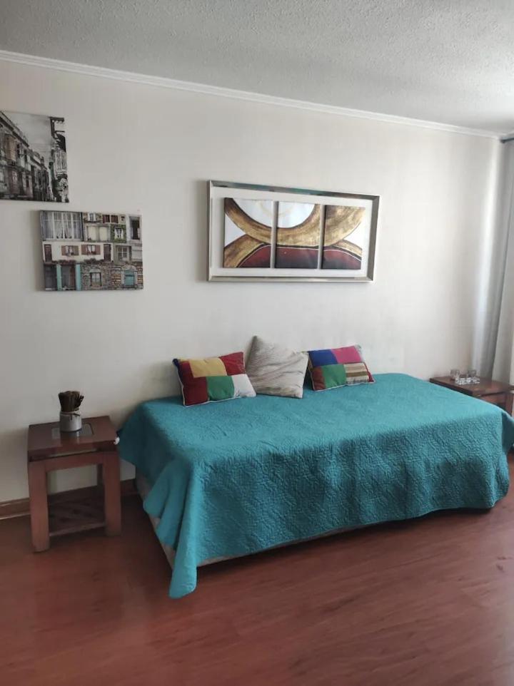 شقة Depto Barrio Bellavista Turismo Clinicas Aire Acondicionado سانتياغو المظهر الخارجي الصورة