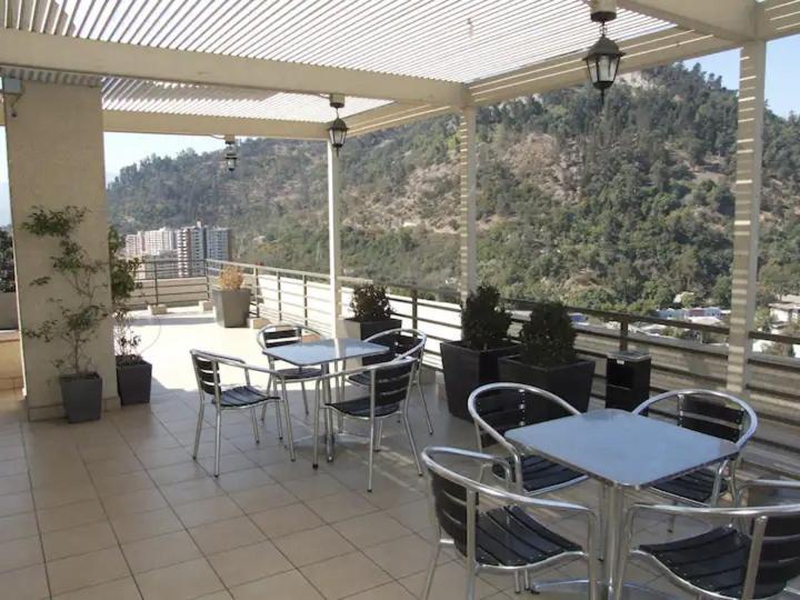 شقة Depto Barrio Bellavista Turismo Clinicas Aire Acondicionado سانتياغو المظهر الخارجي الصورة